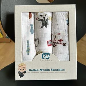 NEW Little Unicorn Cotton Muslin Swaddles
